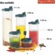 thumbnail image 2 of Contenedor de plástico Signoraware Jumbo Easy Flow, libre de BPA | Apto para microondas y lavavajillas | Hermético y a prueba de fugas | Ideal para el hogar y restaurantes | Perfecto para aceites y lí, 2 of 2