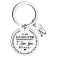 thumbnail image 1 of VerPetridure Creative DIY To My Daughter Stainless Steel Last Name 26 Letter Keychain 2.5cm, 1 of 4