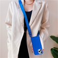 thumbnail image 1 of Funda de teléfono con cordón y collar de cadena de silicona suave para iPhone 14 Plus 13 12 11 Pro Max Mini X XS XR 8 7, cubierta de cordón con correa para el cuello Tan Jianjun unisex, 1 of 2