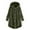 04# Army Green, variant on Winter Coats for Women Plus Size Hoodie Plain Fuzzy Fleece Cozy Plush Loose Cardigan Wool Coat Open Front Hooded Jacket Outwear Ladies Hoodie Blanket with Pockets