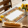 thumbnail image 5 of Fall Placemats Set of 6 Harvest Pumpkin Chalet Place Mats Thanksgiving Placemat Sunflower Fallen Maple Leaves Table Mats for Dining Kitchen Table Holiday Dinner Party Home Fall Decorations 13x19, 5 of 8