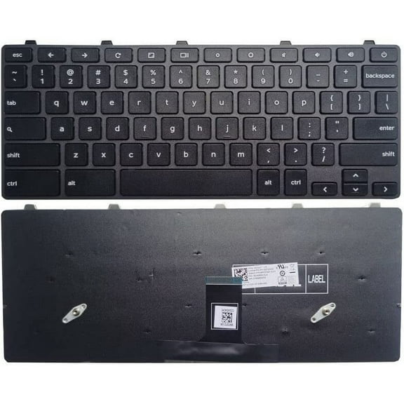 New US Black English Laptop Keyboard for Dell Chromebook 3400