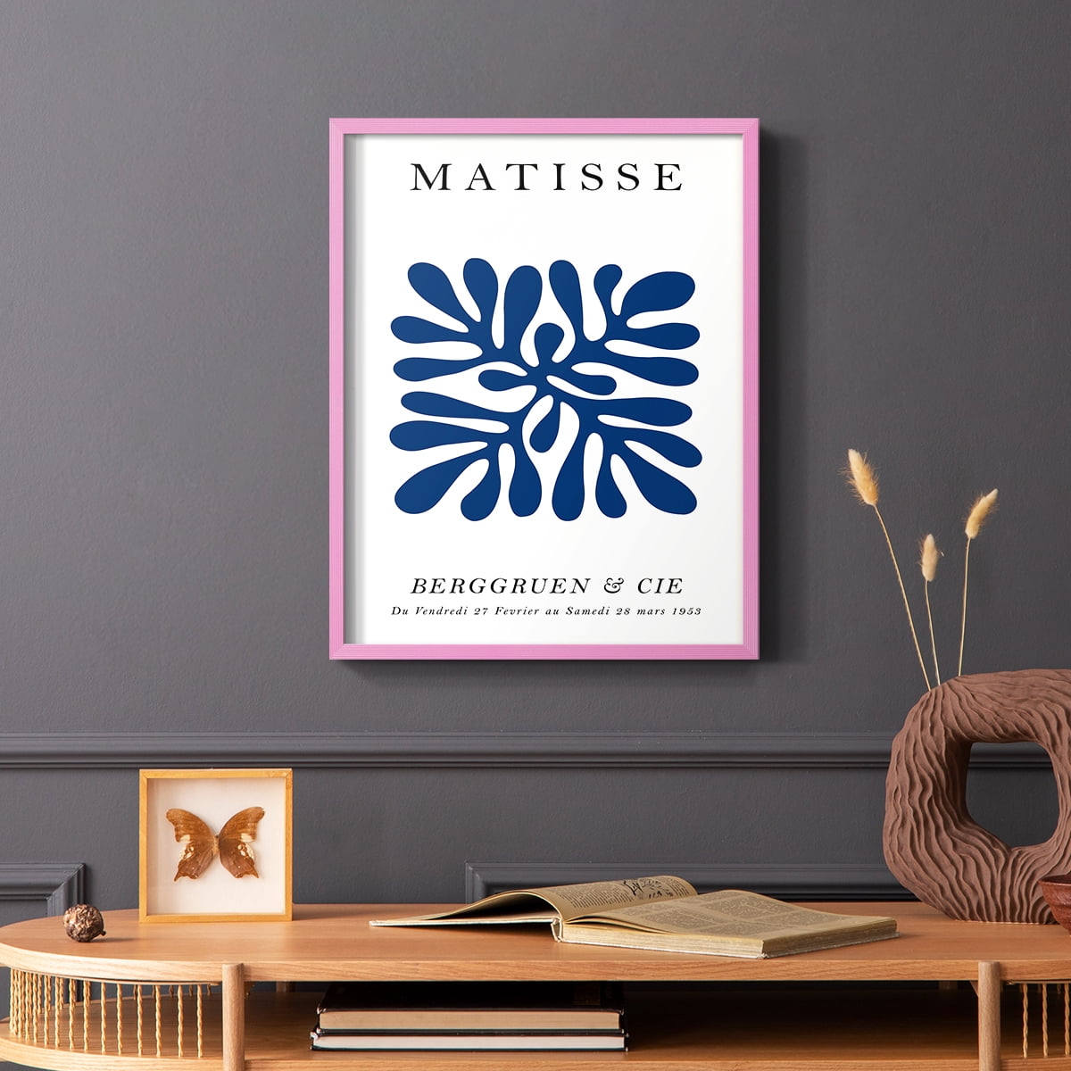 Matisse CCCI in Pink Solid Wood 8 x 10 Framed Print