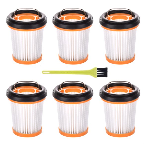 6Pcs Vacuum Filter for Shark ION W1 Cordless Handheld Vacuum Filters for Shark WANDVAC WV200 WV201 WV220,Part XHFWV200,6 x Filter 1 x Cleaning brush