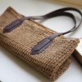 thumbnail image 2 of Bolso de hombro de tejido de paja de cuerda de papel de compras de gran capacidad para mujeres, 2 of 6