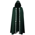 thumbnail image 5 of Capa con capucha de talla grande, 5 colores, estilo renacentista medieval, para Halloween, iglesia, sacerdote, cosplay, 5 of 5