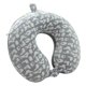 thumbnail image 1 of Funda de almohada de lactancia, gris y blanca con estampado de estrellas y conejos, se adapta perfectamente al cojín de lactancia, 1 of 5