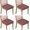 Red Christmas Deer-1, variant on Red and Black Christmas Plaid Seat Covers for Dining Room Chairs Set Of 4,Stretch Printed Washable Chair Seat Cover with Elastic Ties and Button,Removable Waterproof Couch Cushion Covers