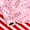 Pink Candy Cane, variant on Christmas Reversible Wrapping Paper - Mini Roll - 17 Inch X 32.8 Feet- Black Gold Reindeer Design (47.3 sq.ft.ttl)
