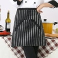 thumbnail image 3 of HomeLife Cooking Apron Soft with Tether Household Short Waist Apron for Kitchen, 3 of 13