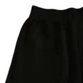 thumbnail image 3 of Women's Cotton Casual Pants, High Waisted Loose Fit Shorts with Pockets, Flowy Comfortable Beach Lounge Athletic Yoga Running, Ladies | VerBelle,Black XL, 3 of 4