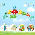 thumbnail image 5 of Rompecabezas de madera para niños de 1 2 3 4 años - 4 piezas de juguetes Montessori para bebés, juegos educativos de aprendizaje de rompecabezas entrelazados, mezcla TUNC Sencillez, 5 of 5