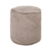 Majestic Home Goods Decorative Villa Pearl Small Pouf Ottoman