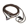 thumbnail image 4 of Cable de auriculares, cable de auricular de reemplazo de 3,5 mm oxísgeno alambre de cobre sin oxímeno duradero con micrófono parauriculares de 2 pinos de 2 pinos de 0,78 mm, 4 of 7