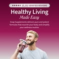 thumbnail image 5 of Snap Supplements Organic Mixed Berry Beet Root Powder Nitric Oxide Complex Cardio and Natural Energy Support 30 Servings 8.8 oz, 5 of 10