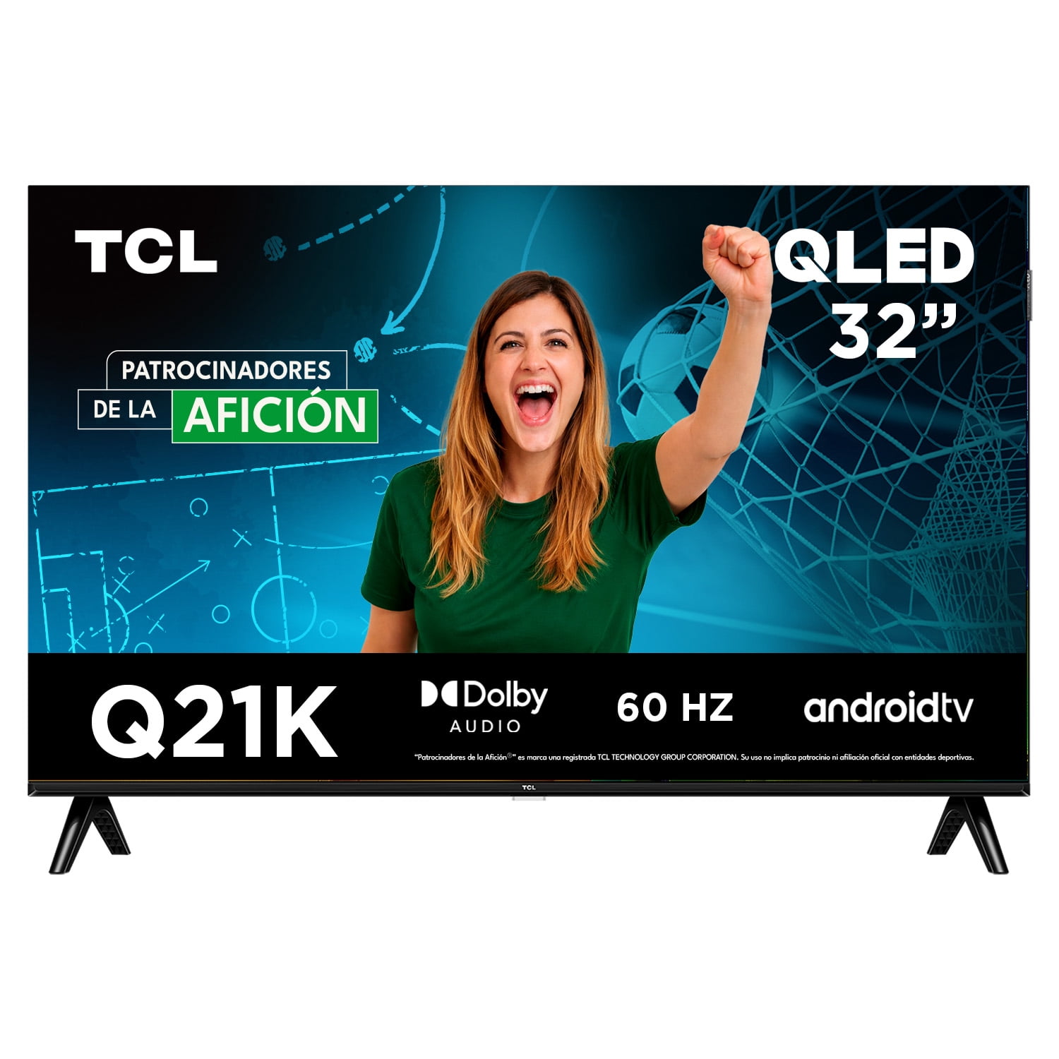 TV TCL 32" FHD QLED ANDROID HVA 32Q21K