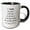 Black/White, variant on 3drose, 7 Years in Months Days Hours Minutes Seconds Anniversary Going Strong, 11oz Mug