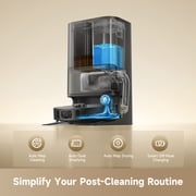 DREAME D30 Ultra CE Robot Vacuum and Mop, 25000Pa Suction, Auto Dust Emptying, 0.41in Mop Lifting, Mop Self-Washing & Drying, Smart Obstacle Avoidance, App & Voice Control, Black