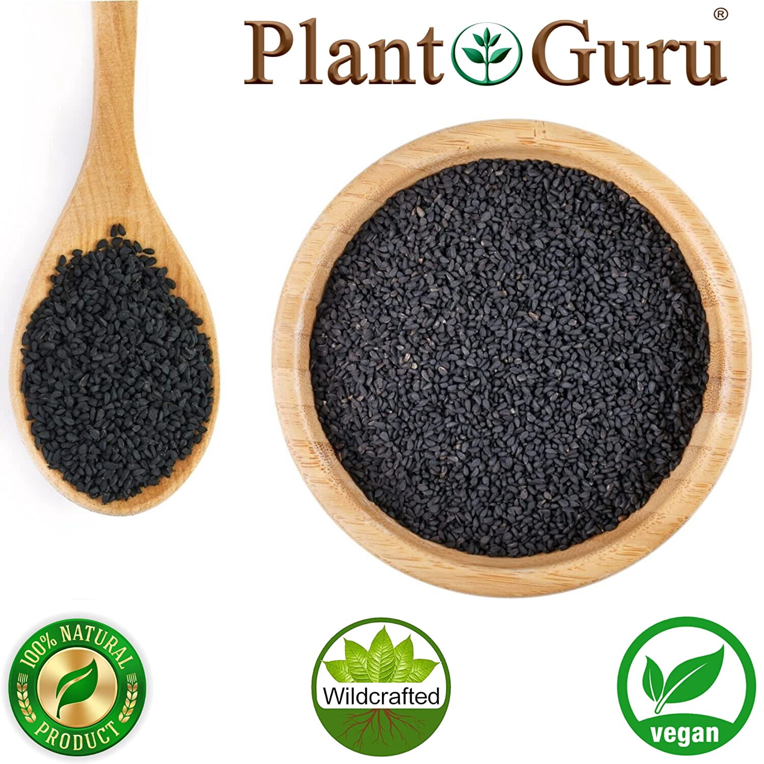 Black Cumin Seeds Whole 2 lbs. Bulk - Nigella Sativa - Kalonji 100% Pure Natural Herb Spice.