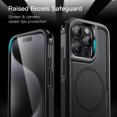 thumbnail image 6 of JETech Case for iPhone 15 Pro Max 6.7-Inch Compatible with MagSafe, Heavy Duty Dual-Layer Rugged Protection, Shockproof Protective Tough Phone Magnetic Cover (Black), 6 of 6