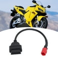 thumbnail image 1 of Motorcycle 16Pin To 6Pin Connector Cable, OBD Adapter OBD2 Plug Diagnostic Cable OBD  Flexible Black Maintenance Modification, 1 of 8