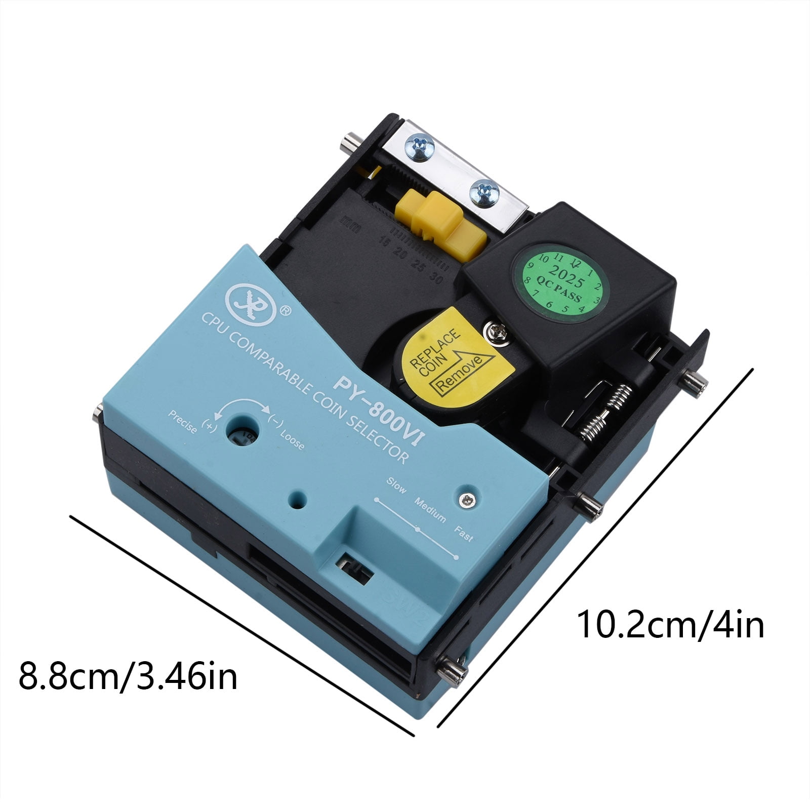 ARCADORA High Speed Coin Selector For Vending Machines Arcade Games 1000 Coins Per Minute Anti Phishing DC 12V 22mm-27mm Coin Size