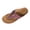 Wine, variant on White Women'S Flip Flops Wedge With Perforated Webbing And Metal Accents Soft Cushioned Insole Flexible Outsole Breathable Faux Upper For Summer Beach Vacation