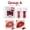 A, variant on Julystar Hydrating Raspberry Scent Lip Glaze Set, Smooth Silky Non-Sticky Lip Gloss, Portable Mini Cube Tube Lip Tint Gift Set