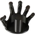 thumbnail image 5 of Toilet paper holder, toilet paper holder, handshaped, modern organizer, stylish hotel, black, compact paper storage shelf, decor, 5 of 5