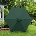 thumbnail image 2 of Astella 92.5" Hunter Green Solid Print Hexagon Market Patio Umbrella, 2 of 7