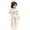 A155 Beige, variant on Yuncity Baby Girls Outfits Autumn Home Wear Outfit Long Sleeve Crew Neck Bow Sweatshirt And Pants With Lace 2 Piece Soft Comfortable Clothes Set Size 3-4 Years Beige