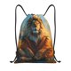 thumbnail image 1 of Fotbe Prairie Meditating Lion Bolsa Mochila con Cordón Estampada, Bolsa de Gimnasio Deportiva, Bolsa Cinch, Bolsa con Cordón para Hombres y Mujeres-Small, 1 of 6