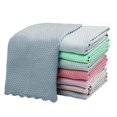 thumbnail image 1 of Paño de limpieza, paquete de 10 paños de limpieza sin pelusa a nanoescala paños de limpieza de escamas de pescado pulido absorbente reutilizable oso de fresa Hogar, 1 of 5