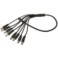 thumbnail image 3 of HQRP KIT: 12V 5A 60W DC Power Supply Adapter Transformer plus 1 to 8 DC Power Splitter Cable Cord For CCTV Security Cameras System plus HQRP Coaster, 3 of 7