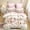 Kitten Fête Rose, variante sur JOLUSERE Ensemble de Douillette Rose Dessin Animé Format Double, Ensemble de Literie 3 Pcs Motif Bunny Fraise pour Enfants