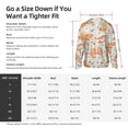 thumbnail image 5 of Uemuo Retro Floral Butterfly Pattern Women's Full Zip UPF 50+ Sun Protection Hoodie Jacket Long Sleeve Sun Shirt Hiking Outdoor Performance with Pockets-Medium, 5 of 9