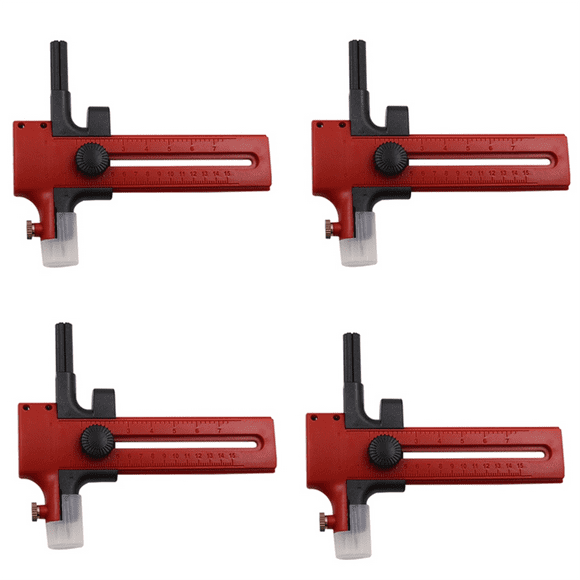 Red Circular Cutter Adjustable Circular Cutting Tool Suitable for Making Fabric Crafts DIY Handmade Art Tools
