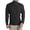 Black, variant on Men's T Shirts Men's High Neck T Shirt Pleated Textured Loose Long Sleeved Inner Bottom Shirt Men's Stretch Training Clothes Solid Color High Neck Tops Size:M