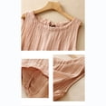 thumbnail image 5 of WTOBBY Women's Sleeveless T-Shirt Top with Back Hollow Design, Casual Vest Fashion for Outer Wear Inner Wear Bottoming Sling, Comfortable and Sexy Summer Essential,Pink M, 5 of 5