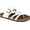 White Leather, variant on White Mountain Women's Hayleigh Footbeds Sandal