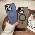 thumbnail image 5 of Phone Case for iPhone 14 Pro Clear Compatible with MagSafe Case, Drop Protective & Transparent Anti-Scratch Lightweight Silicone Case Cover Shock Absorption for iPhone 14 Pro, Black, 5 of 8