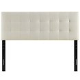 thumbnail image 4 of Modway Lily Tufted Linen Fabric Upholstered Full Headboard in Ivory, 4 of 5