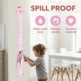 thumbnail image 6 of REGALWOVEN Cartoon Animals Height Chart Sticker, Peel and Stick Growth Chart with Age and Average Height Markings for Teens Baby Bedroom Pink 66.1 x 8.3 Inch, 6 of 6