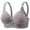 99# Light Gray, variant on UoCefik Womens Bras No Underwire Seamless Supportive Wireless Bra V Neck Full Coverage Push Up Bralettes Breathable Comfy Everyday Bras(Black,38)