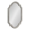thumbnail image 1 of Kate and Laurel Fairbourne Glam Scalloped Wall Mirror, 24 x 36, Gray, Traditional Decorative Mirror with Elegant Scalloped Edge for Sleek Glamorous Home Decor, 1 of 9