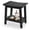 Black, variant on Bekvem Waterproof Poly Lumber Shower Stool with Storage Shelf, Brown, Small, 350 lb Limit
