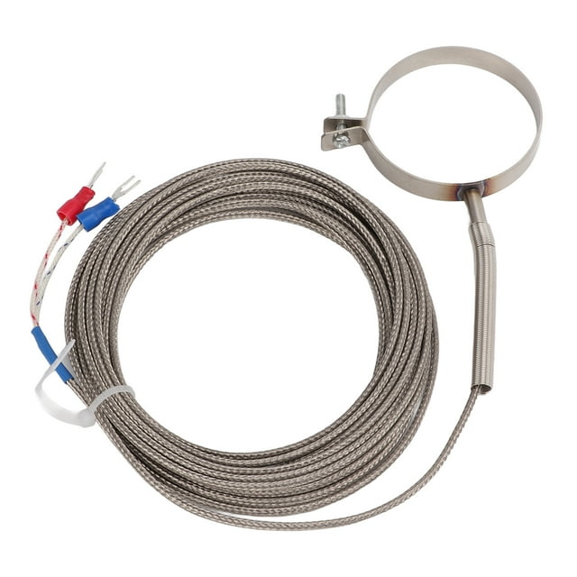 Thermocouple Thread, Industrial Grade Material Temperature Controller Probe Strong Anti Interference Ability High Sensitivity For Industry 1 Meter,2 Meters,3 Meters,4 Meters,5