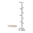 thumbnail image 4 of Mauli Jewels Women's 0.50 Carat Diamond Milgrained Wedding Band in 10K Solid Rose, White & Yellow Gold, 4 of 5