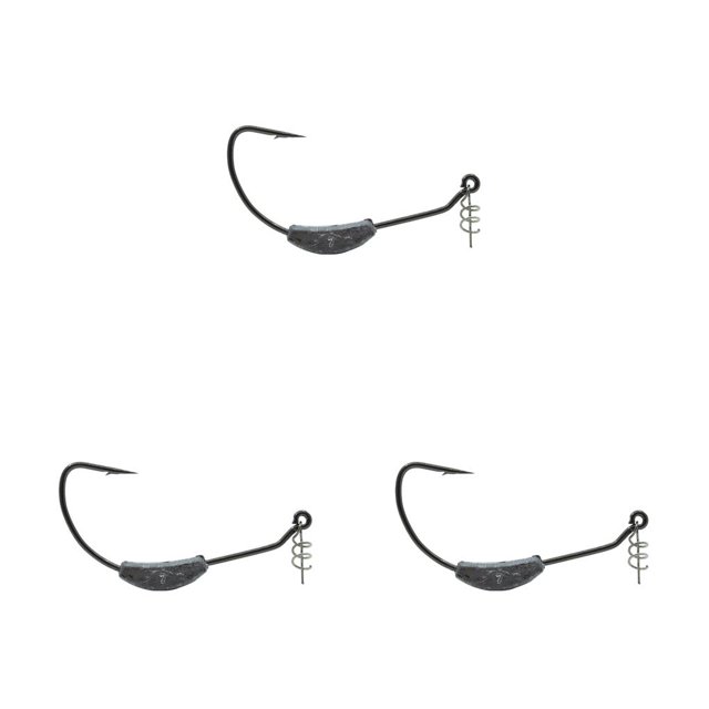 Naiovety Anzuelo de pesca de acero de alto carbono, anzuelos de manivela de gusano, suministros de aparejos de 2,5g Type1 NO1 Naiovety CBP264882