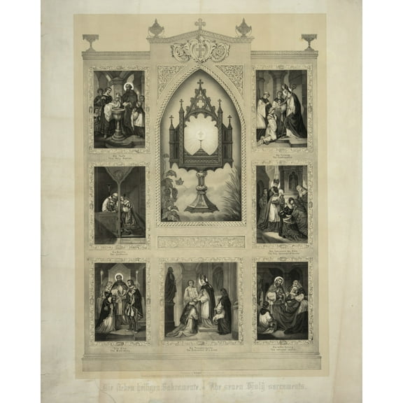 Print: The Seven Holy Sacraments